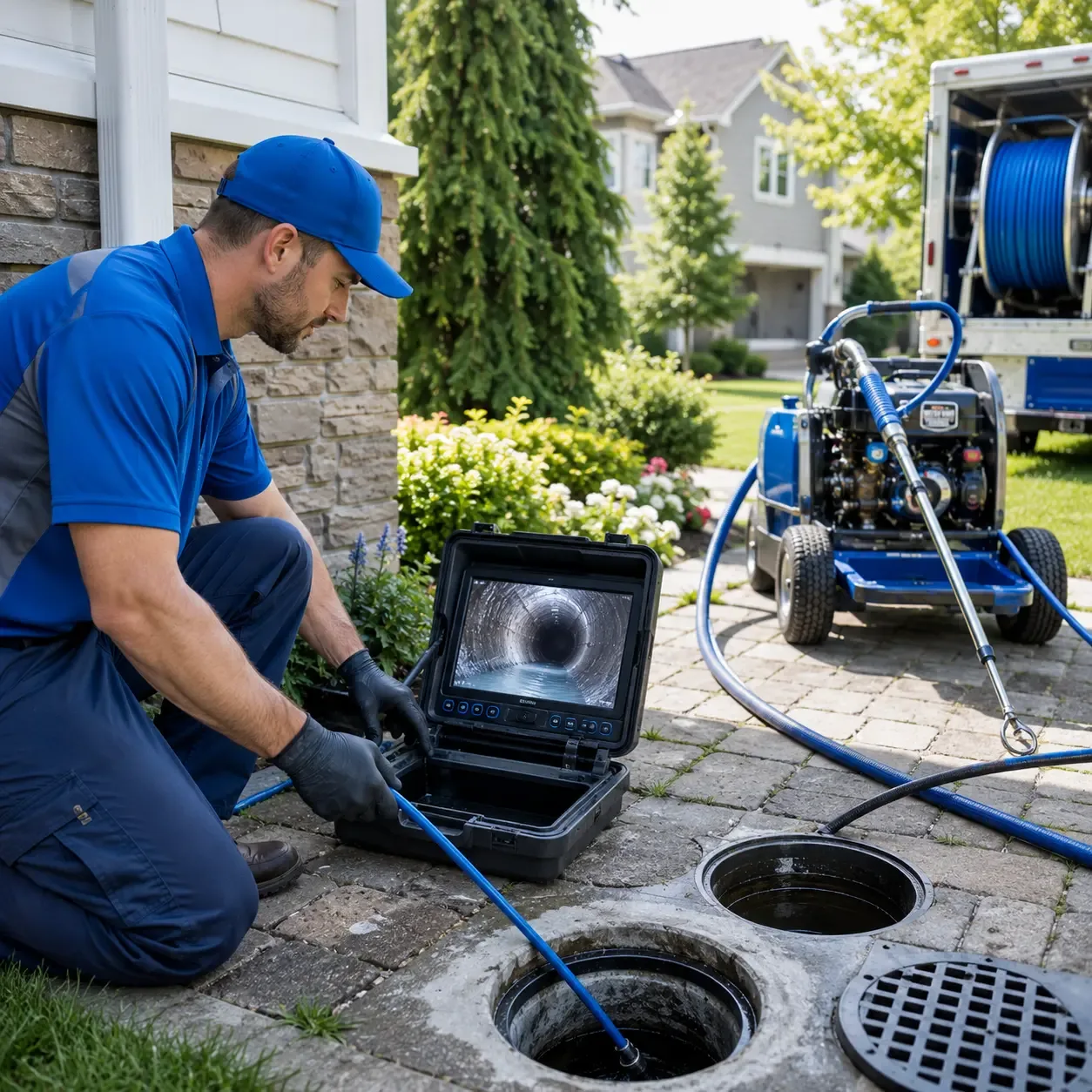 Outdoor drain cleaning professionals serving Alledonia, OH